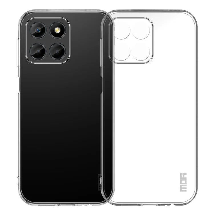 MOFI For Honor X6a 4G Case Transparent Phone Cover TPU Phone Protector