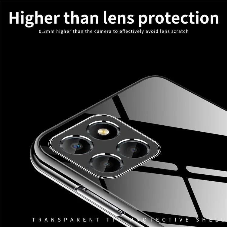 MOFI For Honor X6a 4G Case Transparent Phone Cover TPU Phone Protector