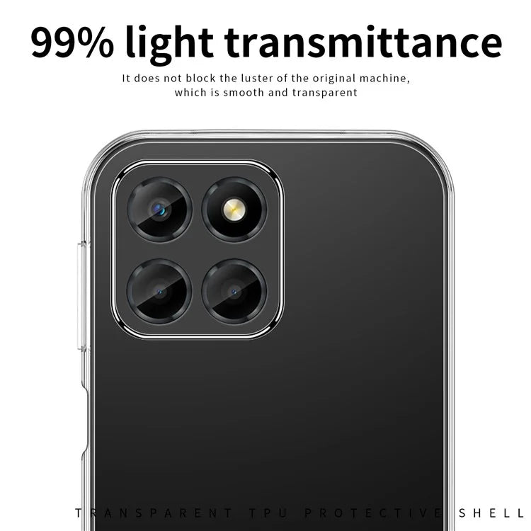 MOFI For Honor X6a 4G Case Transparent Phone Cover TPU Phone Protector