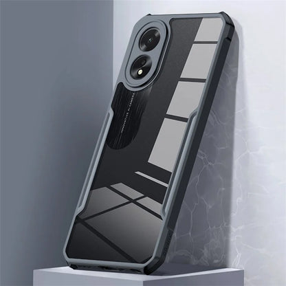 XUNDD For Oppo A38 4G Case Shockproof Cover Acrylic+TPU Phone Back Shell