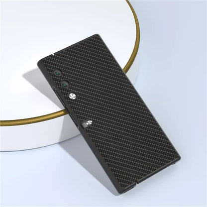 For Honor V Purse Case PU Leather + PC Carbon Fiber Texture Phone Cover