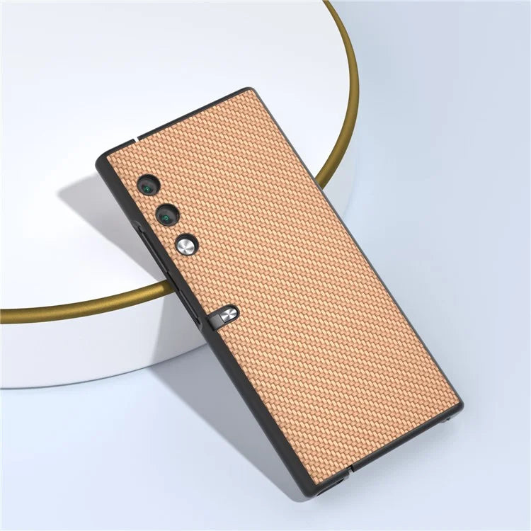 For Honor V Purse Case PU Leather + PC Carbon Fiber Texture Phone Cover