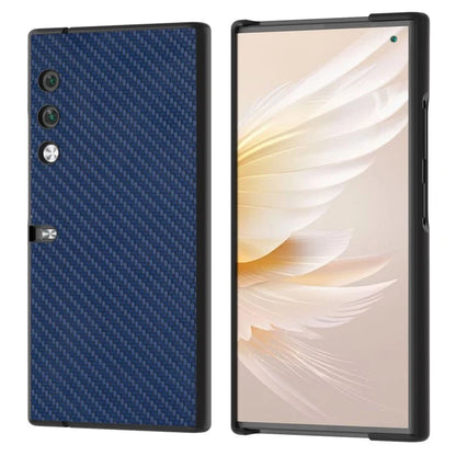 For Honor V Purse Case PU Leather + PC Carbon Fiber Texture Phone Cover