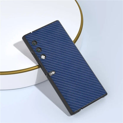 For Honor V Purse Case PU Leather + PC Carbon Fiber Texture Phone Cover