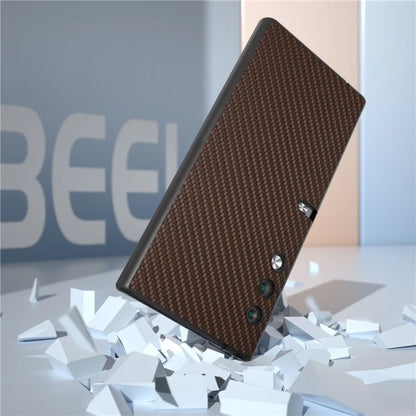 For Honor V Purse Case PU Leather + PC Carbon Fiber Texture Phone Cover