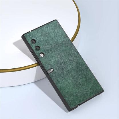 For Honor V Purse Case PU Leather + Hard PC Litchi Texture Shell Cover
