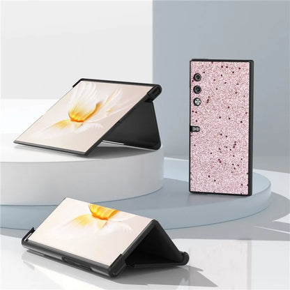 For Honor V Purse Case Glitter PU Leather+PC Phone Cover