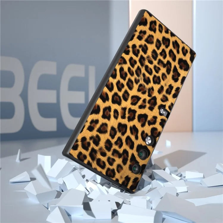 For Honor V Purse Case PU Leather+PC Leopard Pattern Phone Cover