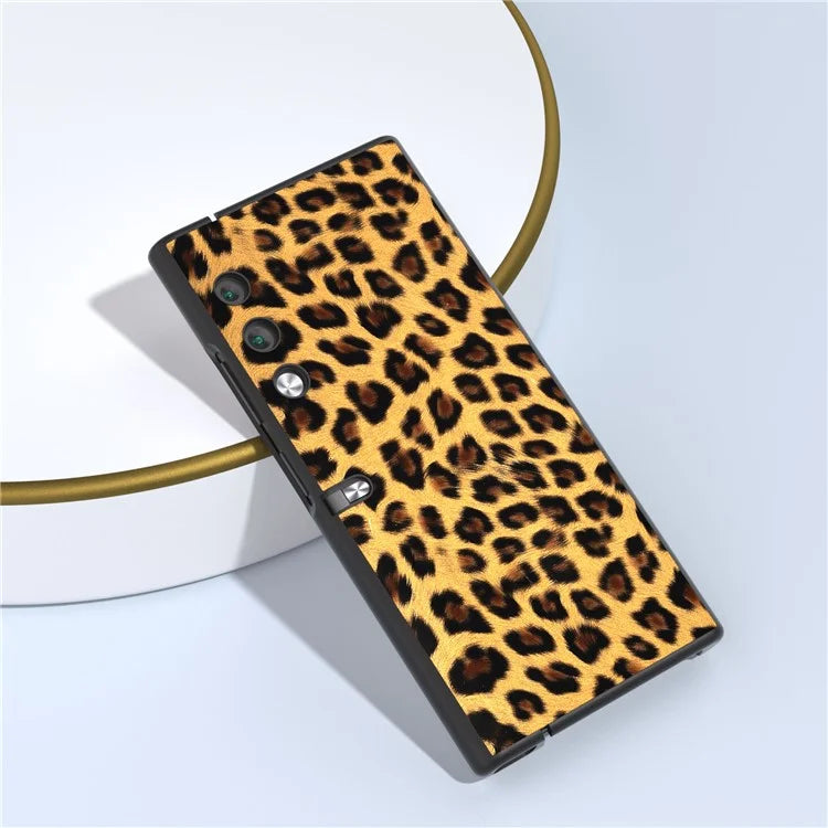 For Honor V Purse Case PU Leather+PC Leopard Pattern Phone Cover