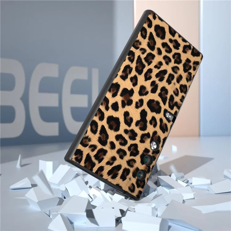 For Honor V Purse Case PU Leather+PC Leopard Pattern Phone Cover