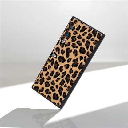 For Honor V Purse Case PU Leather+PC Leopard Pattern Phone Cover