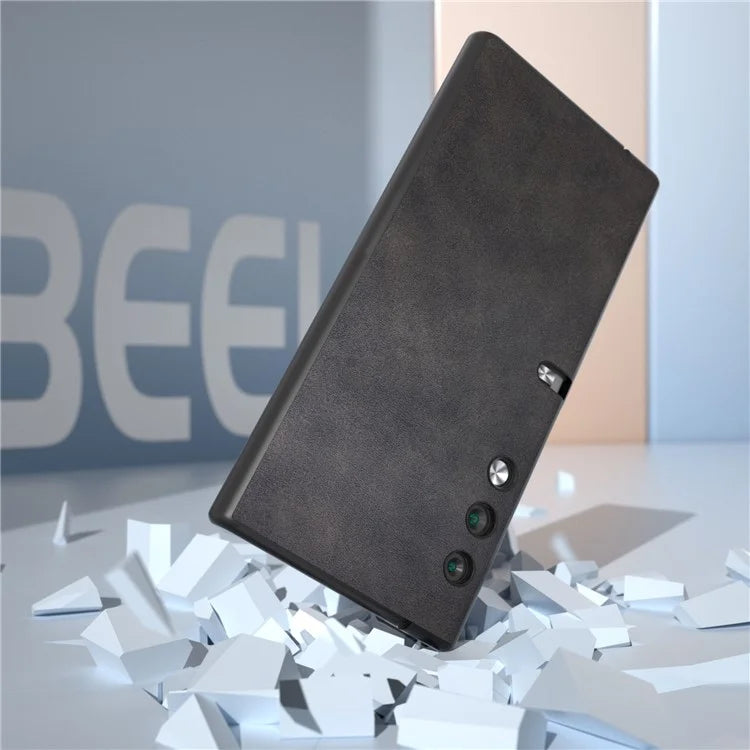 For Honor V Purse Case Cowhide Texture PU Leather Coated Phone Cover