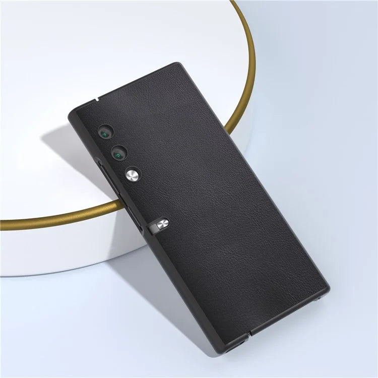 For Honor V Purse Case Ecological Texture PU Leather+Hard PC Shell Phone Cover