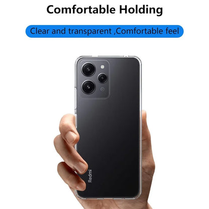 For Xiaomi Poco M6 Pro 5G / Redmi 12 4G / 5G (Global) Case Transparent TPU Anti-scratch Phone Cover