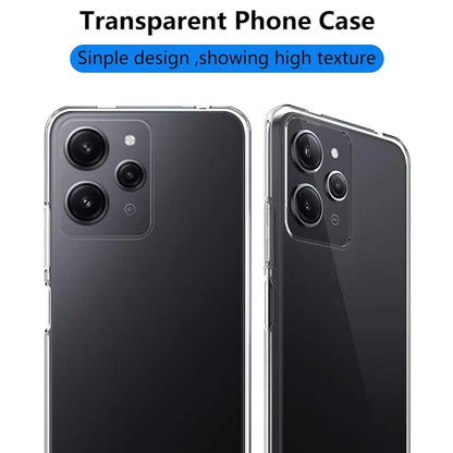 For Xiaomi Poco M6 Pro 5G / Redmi 12 4G / 5G (Global) Case Transparent TPU Anti-scratch Phone Cover