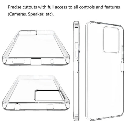 For Xiaomi Poco M6 Pro 5G / Redmi 12 4G / 5G (Global) Case Transparent TPU Anti-scratch Phone Cover
