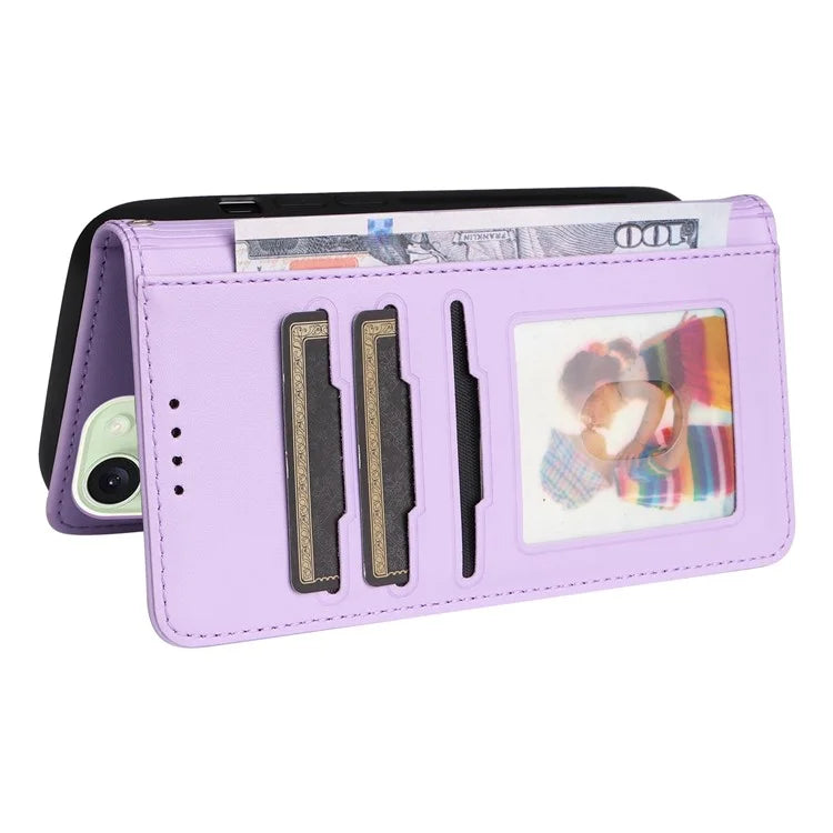 BETOPNICE 005 For iPhone 15 Plus Case RFID Blocking Detachable Leather Wallet Phone Cover