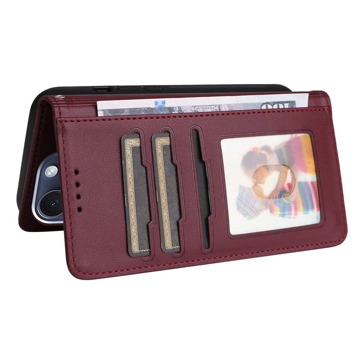 BETOPNICE 005 For iPhone 15 Pro Case Detachable 2-in-1 Leather Wallet Phone Cover