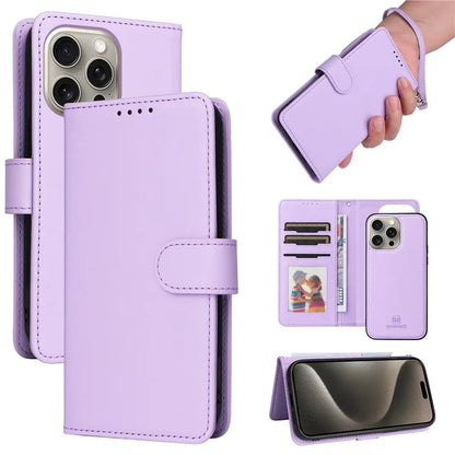 BETOPNICE 005 For iPhone 15 Pro Max Case Detachable Cell Phone Stand Leather Cover