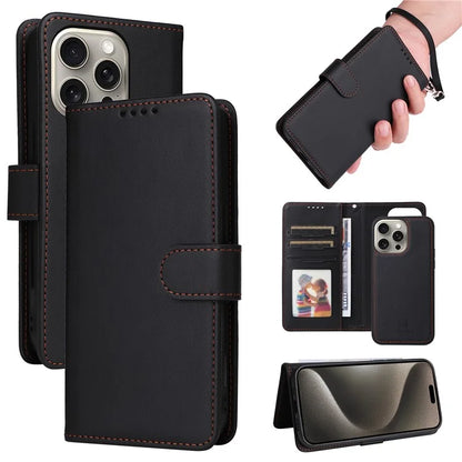 BETOPNICE 005 For iPhone 15 Pro Max Case Detachable Cell Phone Stand Leather Cover
