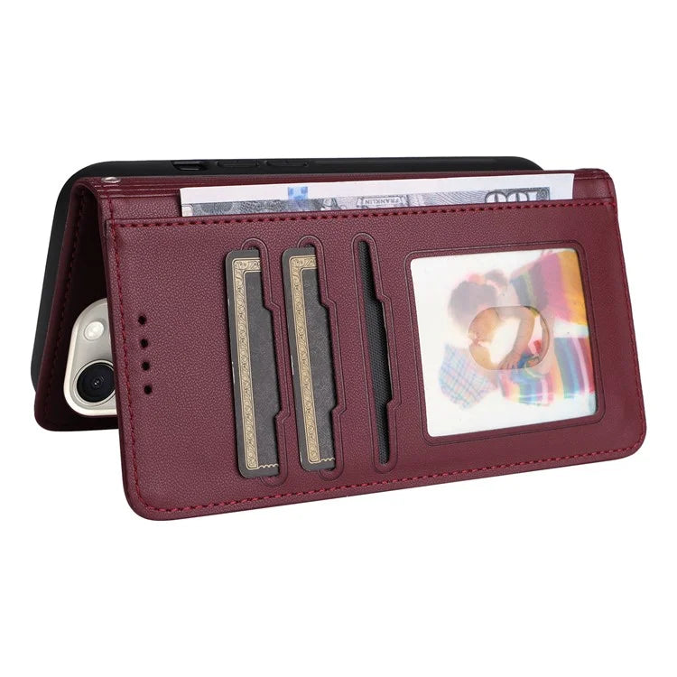 BETOPNICE 005 For iPhone 15 Pro Max Case Detachable Cell Phone Stand Leather Cover