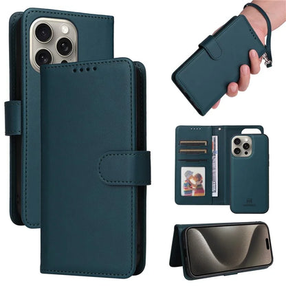 BETOPNICE 005 For iPhone 15 Pro Max Case Detachable Cell Phone Stand Leather Cover