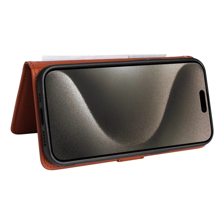 BETOPNICE 005 For iPhone 15 Pro Max Case Detachable Cell Phone Stand Leather Cover