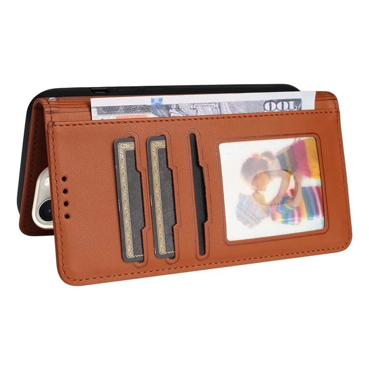 BETOPNICE 005 For iPhone 15 Pro Max Case Detachable Cell Phone Stand Leather Cover