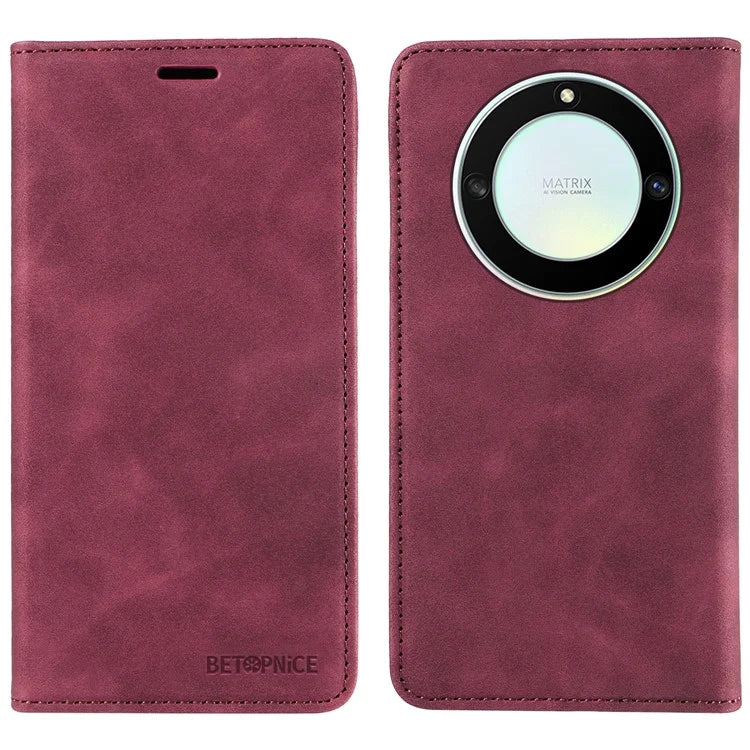 BETOPNICE 003 For Honor X9a 5G / X40 5G / Magic5 Lite 5G Cover RFID Blocking Wallet Leather Phone Case