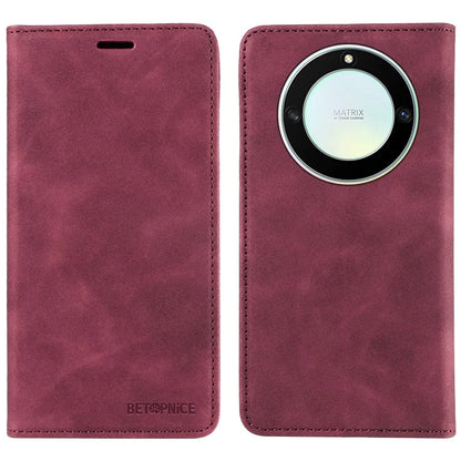 BETOPNICE 003 For Honor X9a 5G / X40 5G / Magic5 Lite 5G Cover RFID Blocking Wallet Leather Phone Case