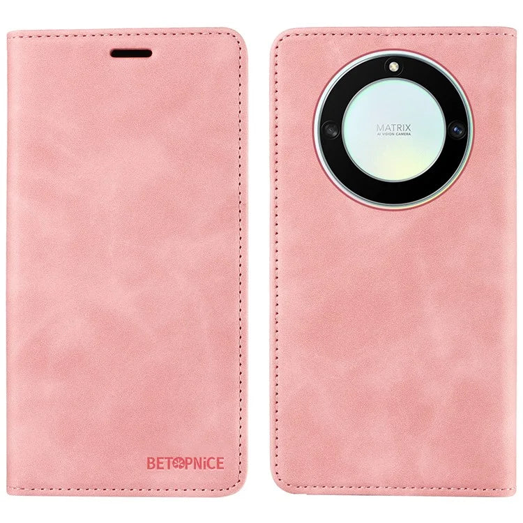 BETOPNICE 003 For Honor X9a 5G / X40 5G / Magic5 Lite 5G Cover RFID Blocking Wallet Leather Phone Case