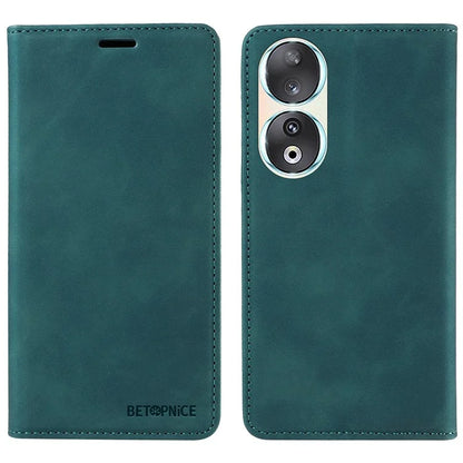 BETOPNICE 003 For Honor 90 Leather Case RFID Blocking Wallet Stand Phone Case