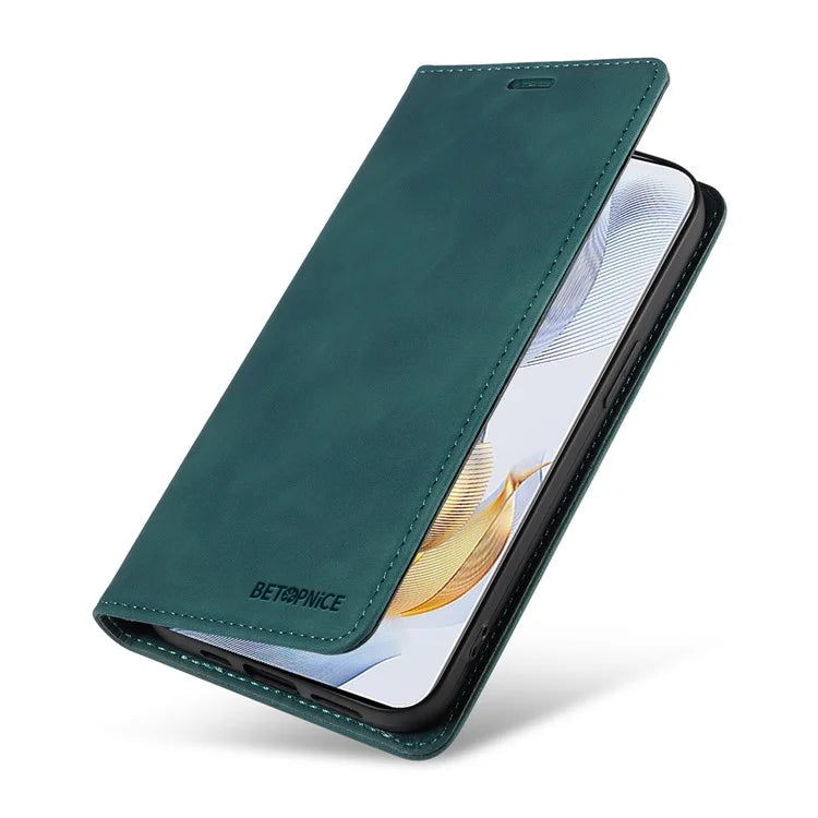 BETOPNICE 003 For Honor 90 Leather Case RFID Blocking Wallet Stand Phone Case
