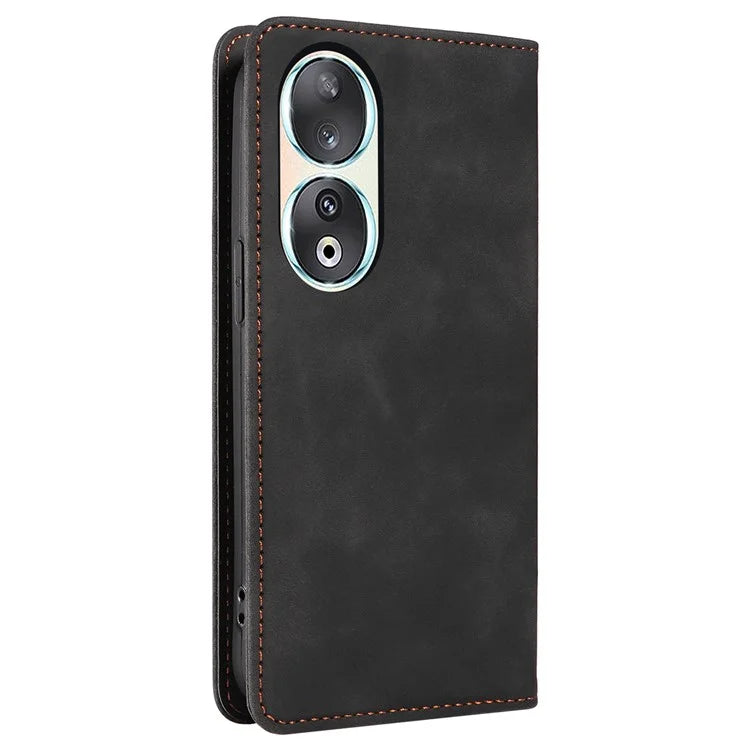 BETOPNICE 003 For Honor 90 Leather Case RFID Blocking Wallet Stand Phone Case