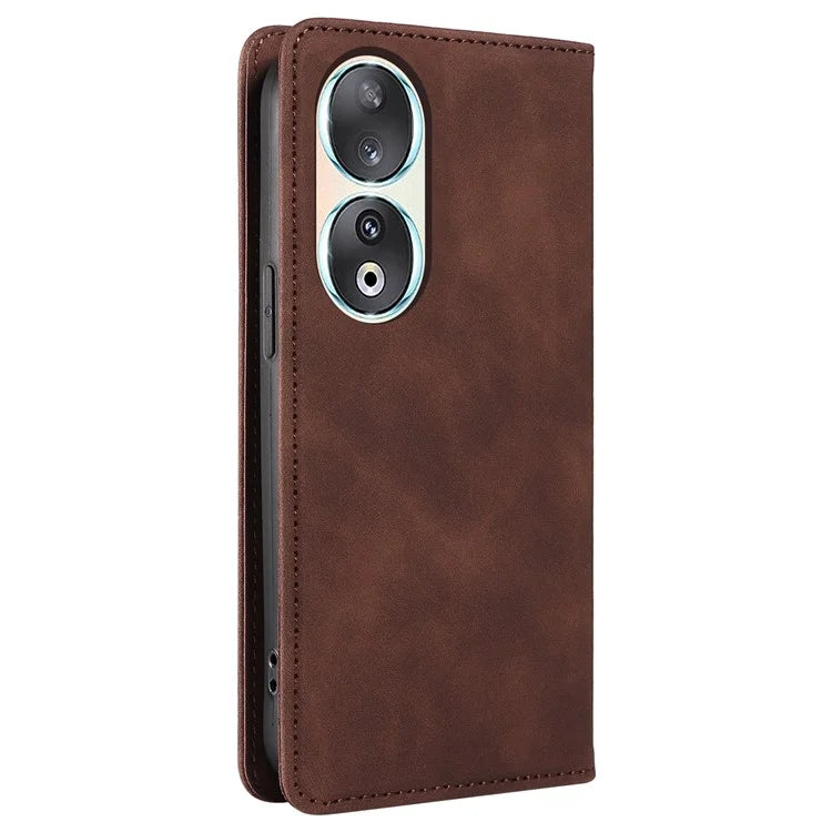 BETOPNICE 003 For Honor 90 Leather Case RFID Blocking Wallet Stand Phone Case