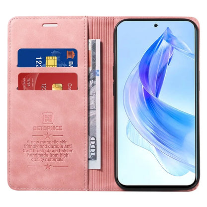 BETOPNICE 003 For Honor 90 Lite 5G / X50i 5G Case RFID Blocking Wallet Leather Phone Shell