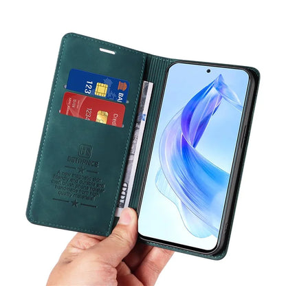 BETOPNICE 003 For Honor 90 Lite 5G / X50i 5G Case RFID Blocking Wallet Leather Phone Shell