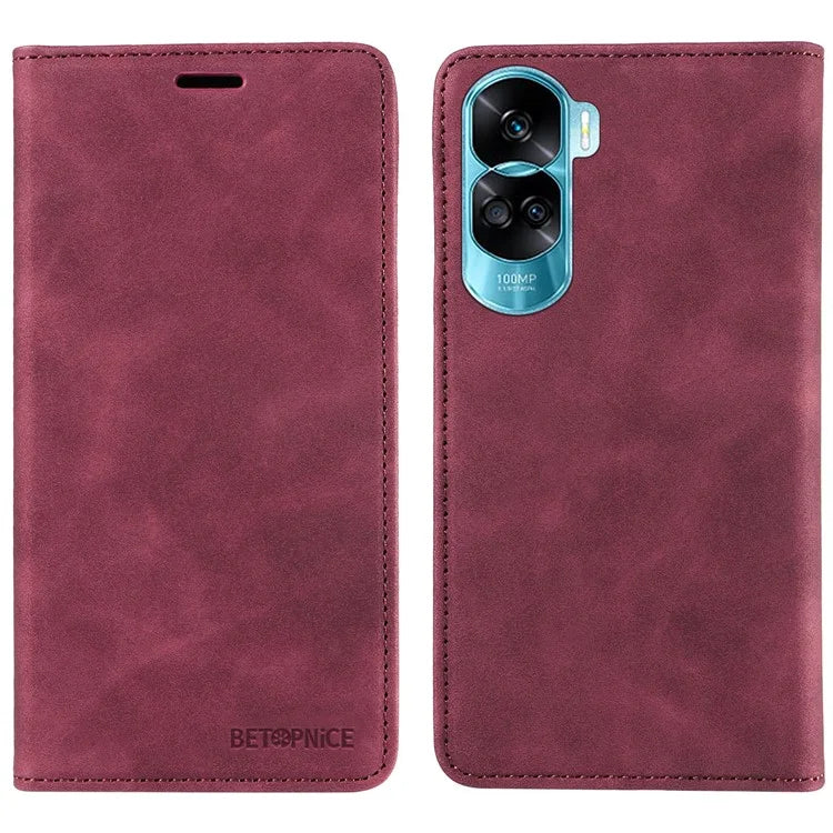 BETOPNICE 003 For Honor 90 Lite 5G / X50i 5G Case RFID Blocking Wallet Leather Phone Shell