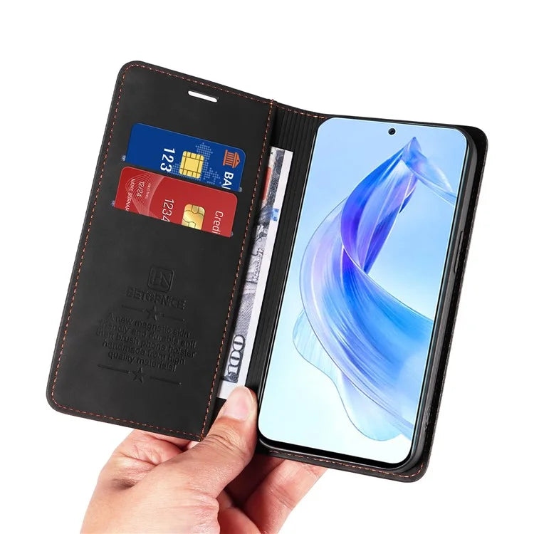 BETOPNICE 003 For Honor 90 Lite 5G / X50i 5G Case RFID Blocking Wallet Leather Phone Shell