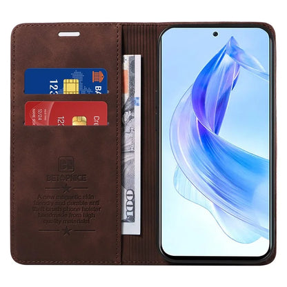 BETOPNICE 003 For Honor 90 Lite 5G / X50i 5G Case RFID Blocking Wallet Leather Phone Shell