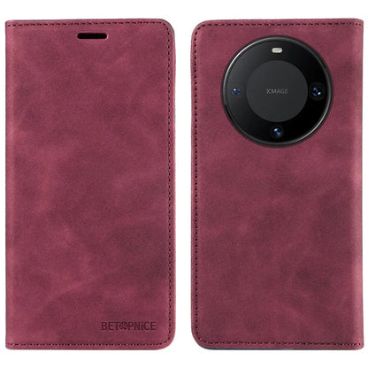 BETOPNICE 003 For Huawei Mate 60 Pro Case Magnetic Closing Leather Wallet Phone Cover