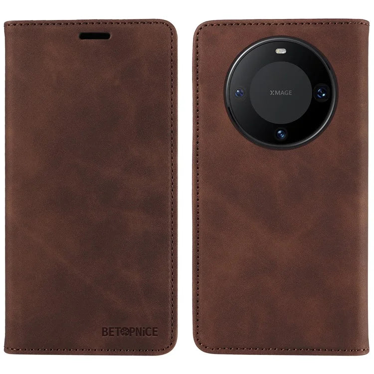 BETOPNICE 003 For Huawei Mate 60 Pro Case Magnetic Closing Leather Wallet Phone Cover
