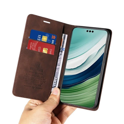 BETOPNICE 003 For Huawei Mate 60 Pro Case Magnetic Closing Leather Wallet Phone Cover