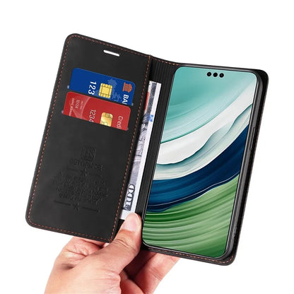 BETOPNICE 003 For Huawei Mate 60 Cover Leather Stand RFID Blocking Wallet Phone Case
