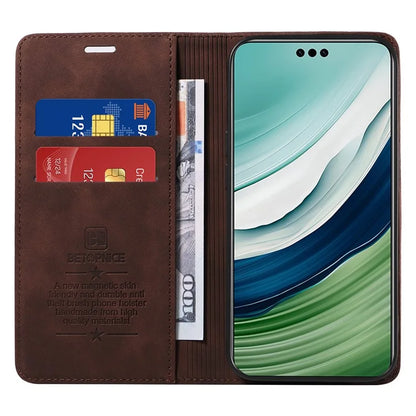 BETOPNICE 003 For Huawei Mate 60 Cover Leather Stand RFID Blocking Wallet Phone Case