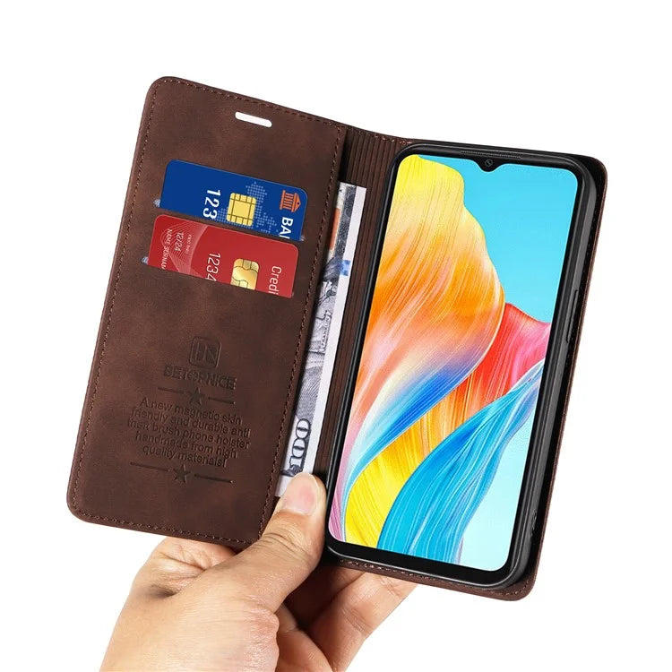 BETOPNICE 003 For Oppo A38 4G / A18 4G Case Leather Stand Wallet Anti-drop Phone Cover