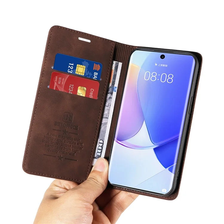 BETOPNICE 003 For Huawei nova 9 / Honor 50 Case RFID Blocking PU Leather Phone Cover