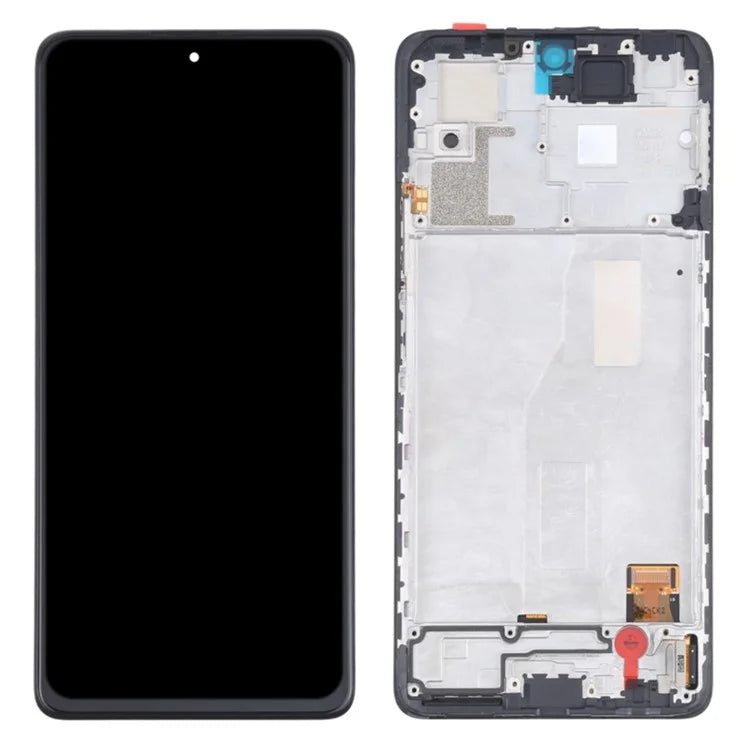 For Xiaomi Redmi Note 10 Pro 4G (Global) M2101K6G M2101K6R / Note 10 Pro 4G (India) / Note 10 Pro Max 4G Grade C OLED Screen and Digitizer Assembly + Frame Spare Part (without Logo)