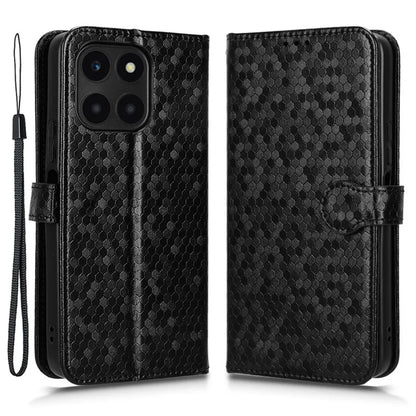 For Honor X6a 4G Case PU Leather Imprinted Wallet Cell Phone Cover