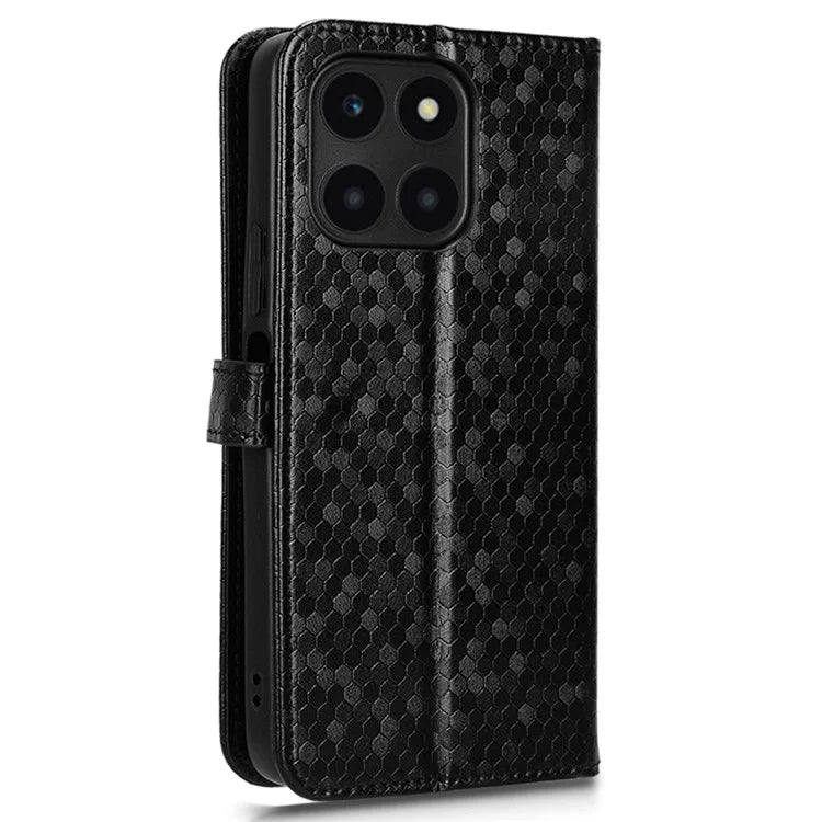 For Honor X6a 4G Case PU Leather Imprinted Wallet Cell Phone Cover